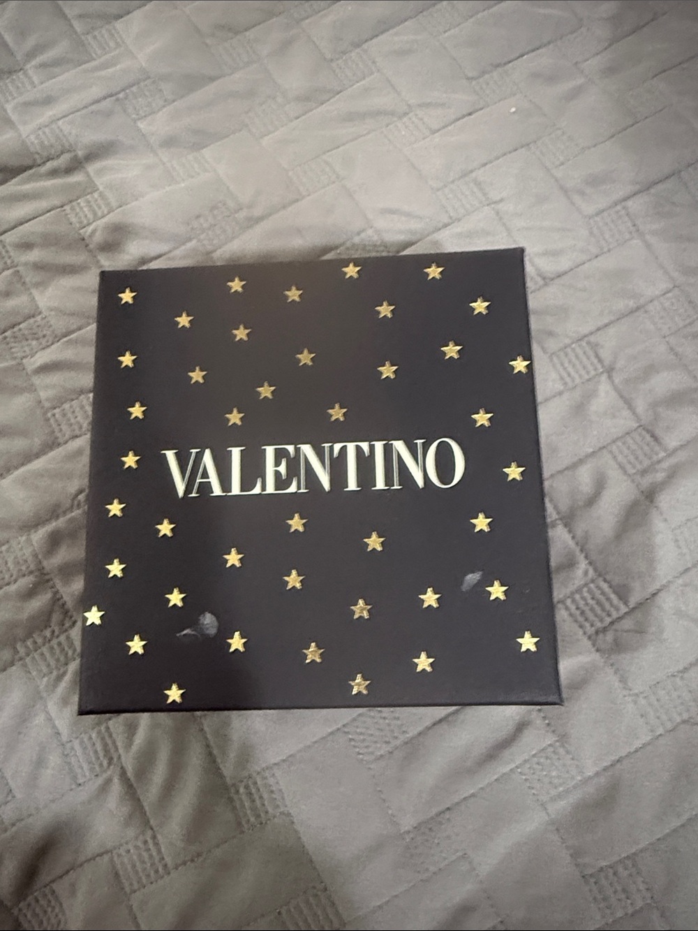 Valentino Black Box with Gold Star Accents